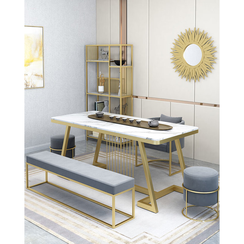 Table de salle à manger Nordic, H 29,53 po x L 31,50 po x l 86,61 po