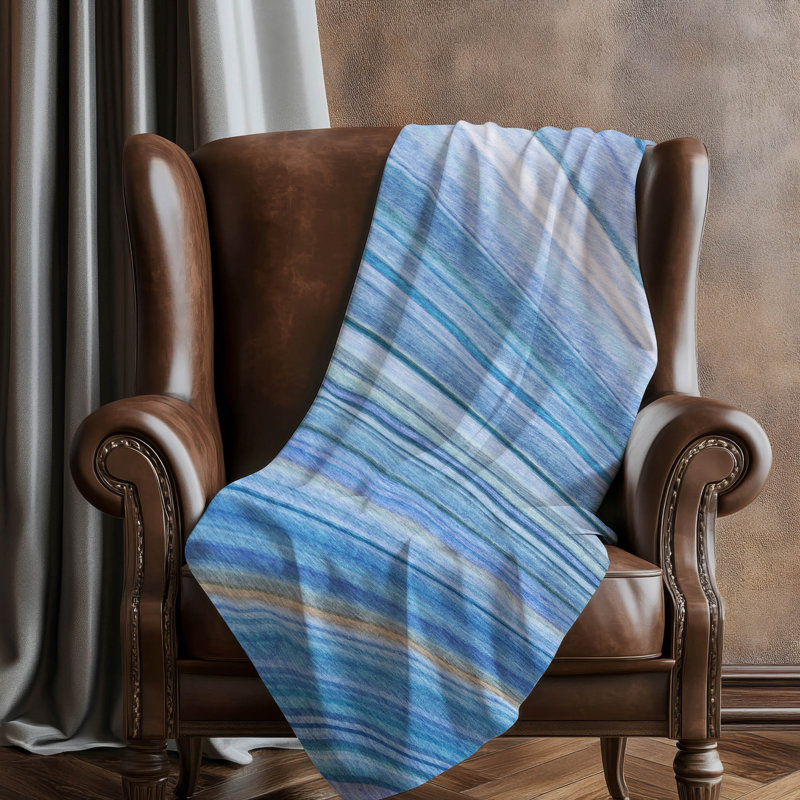 Jeté Sherpa ASB585, Bleu