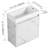 Jayvon 19.73'' Single Bathroom Vanity with Resin Top-984371197