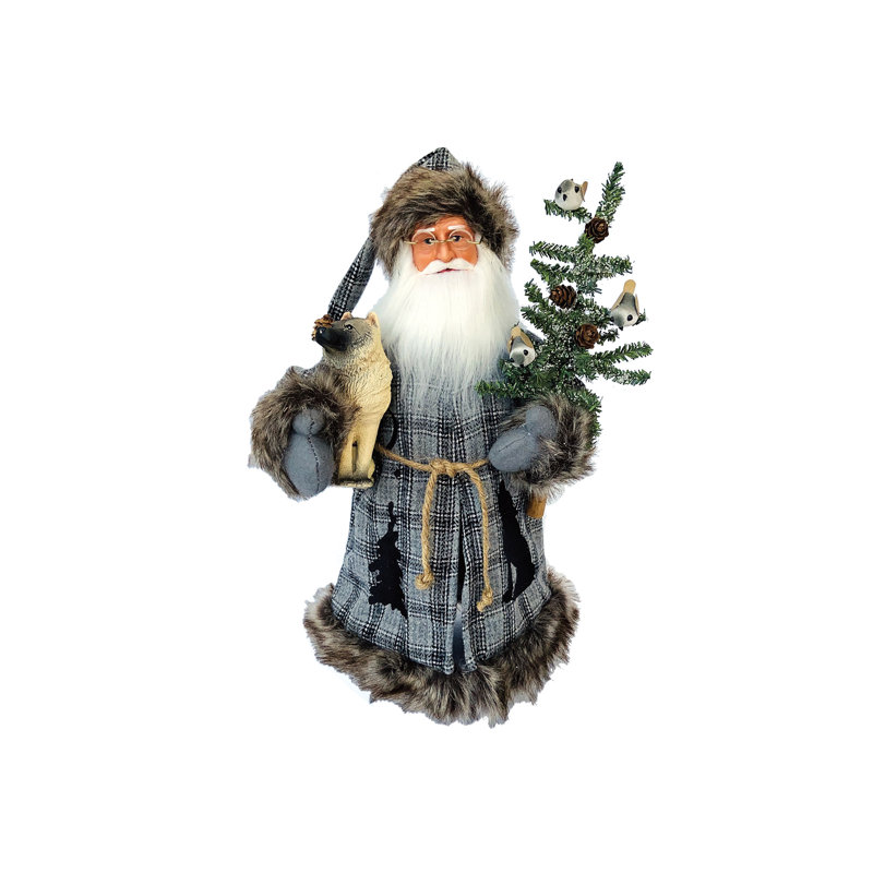 Woodsman and Wolf Santa