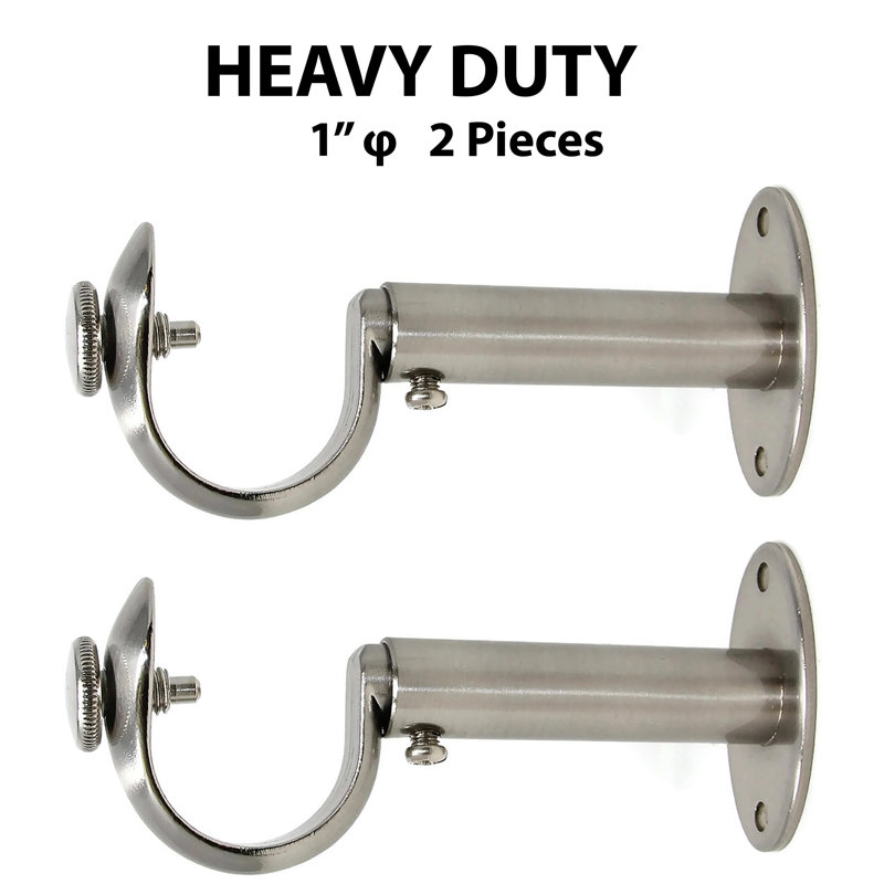Alpharetta Curtain Track/Rail, Brushed Steel