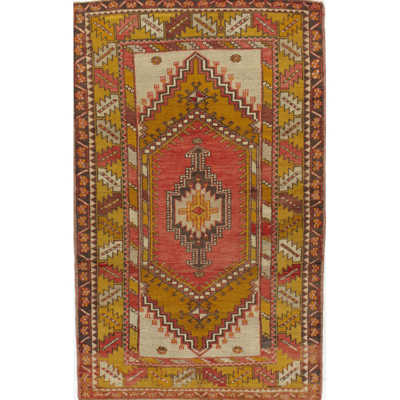 Vintage One-of-a-Kind 3'11" X 6'4" Area Rug