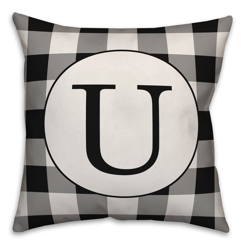 Housse et insert de coussin carré S Chassiti Buffalo Check, U