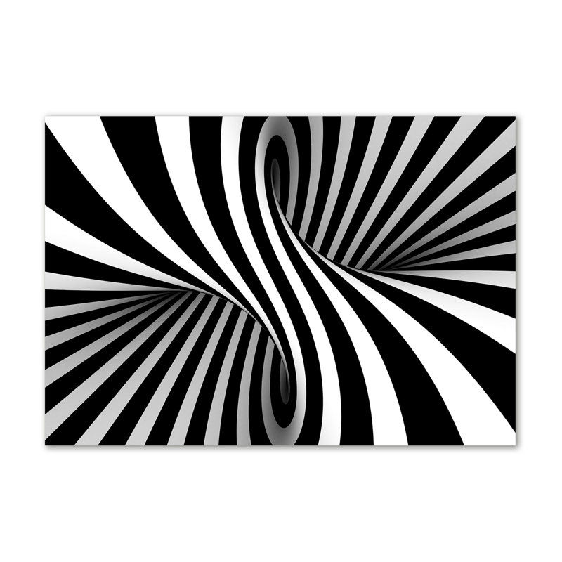 Swirl Abstraction - Wrapped Canvas Print