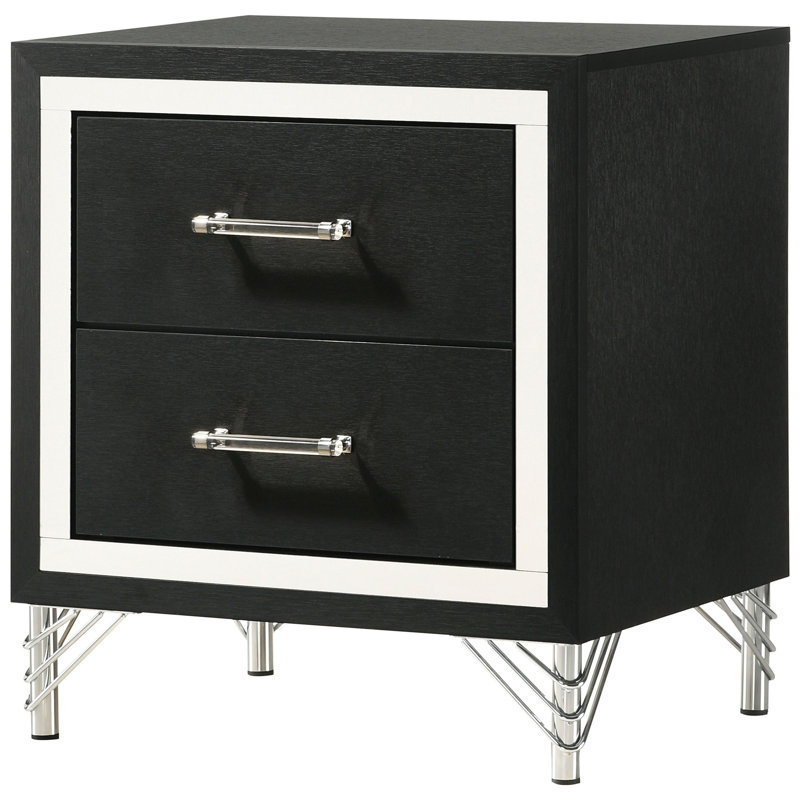 Table de chevet 2 tiroirs