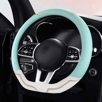 leather steering wheel cover Car Steering Wheel Cover Avoid Slip Thin Handle Cover Sports Steering Wheel Cover