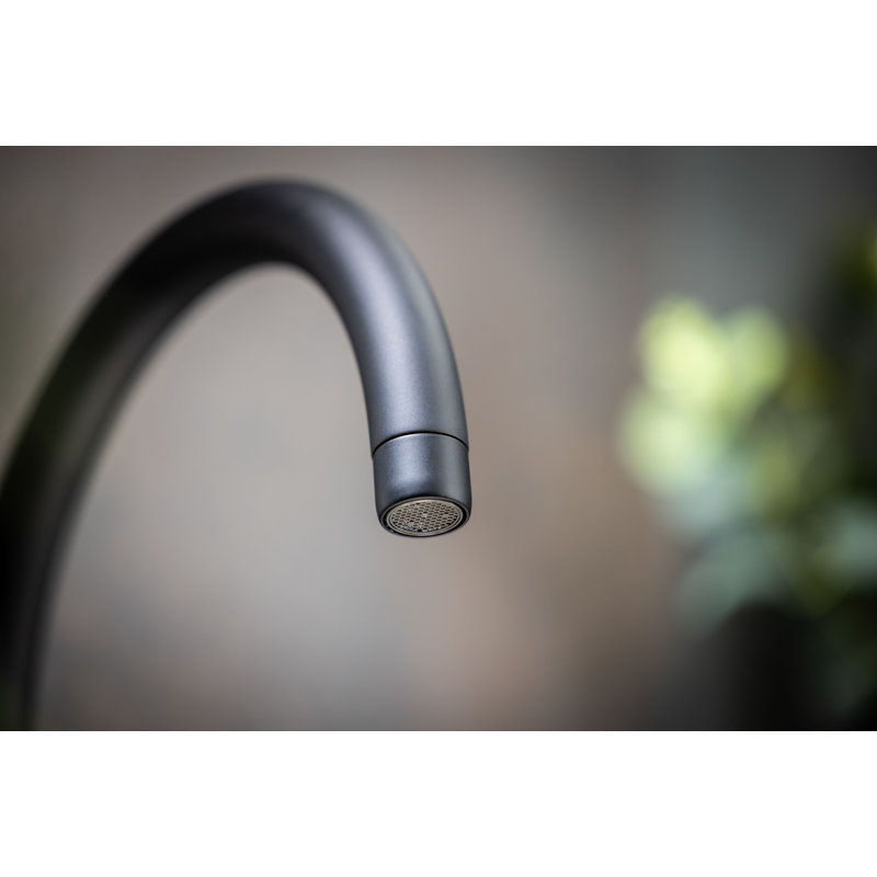 Globe Aquifier Twin Lever Water Filter Monobloc Tap, Matte Black