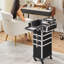 Trousse de maquillage professionnelle avec roues