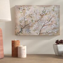 New Jersey, Cherry Blossom Tree | Large Solid-Faced Canvas Wall Art Print | Great Big Canvas