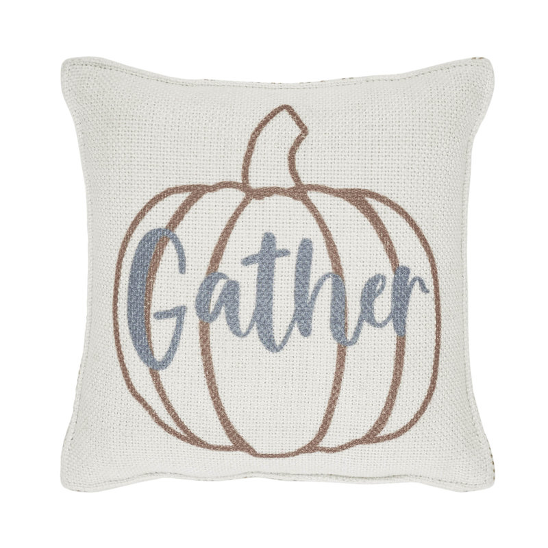 Housse et insert de coussin décoratif carré en plastique recyclé Bountifall