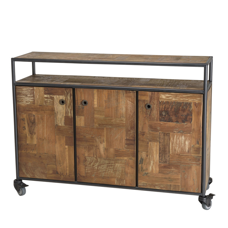 Derreck 135cm Solid Wood Sideboard