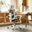 Chaise de bureau ergonomique à dossier haut en filet Mesh-1276024663-1276024662