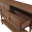 Console Mid-Century avec 2 tiroirs pour l'entrée et le salon, noyer-278301341
