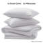 Aspire Homeware 4 Piece Hotel Quality Striped Duvet Bedding Set with Pillowcases and Fitted Sheet for Luxury Bedding Comfort-119236689-119236710