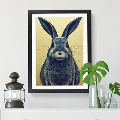 Rabbit Face - Framed Print
