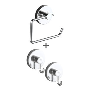 Vacuum-Loc Milazzo Wall Mounted Toilet Paper Holder