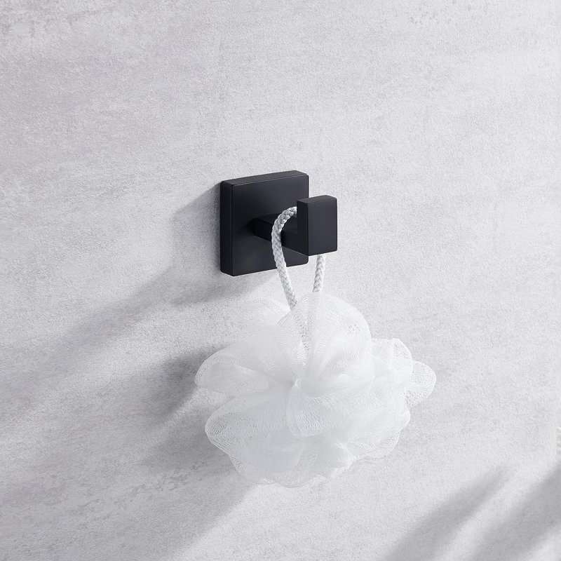 3 - Piece Bathroom Hardware Set, Black