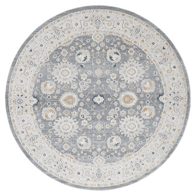 United Weavers Thant Rosebud Grey Area Rug