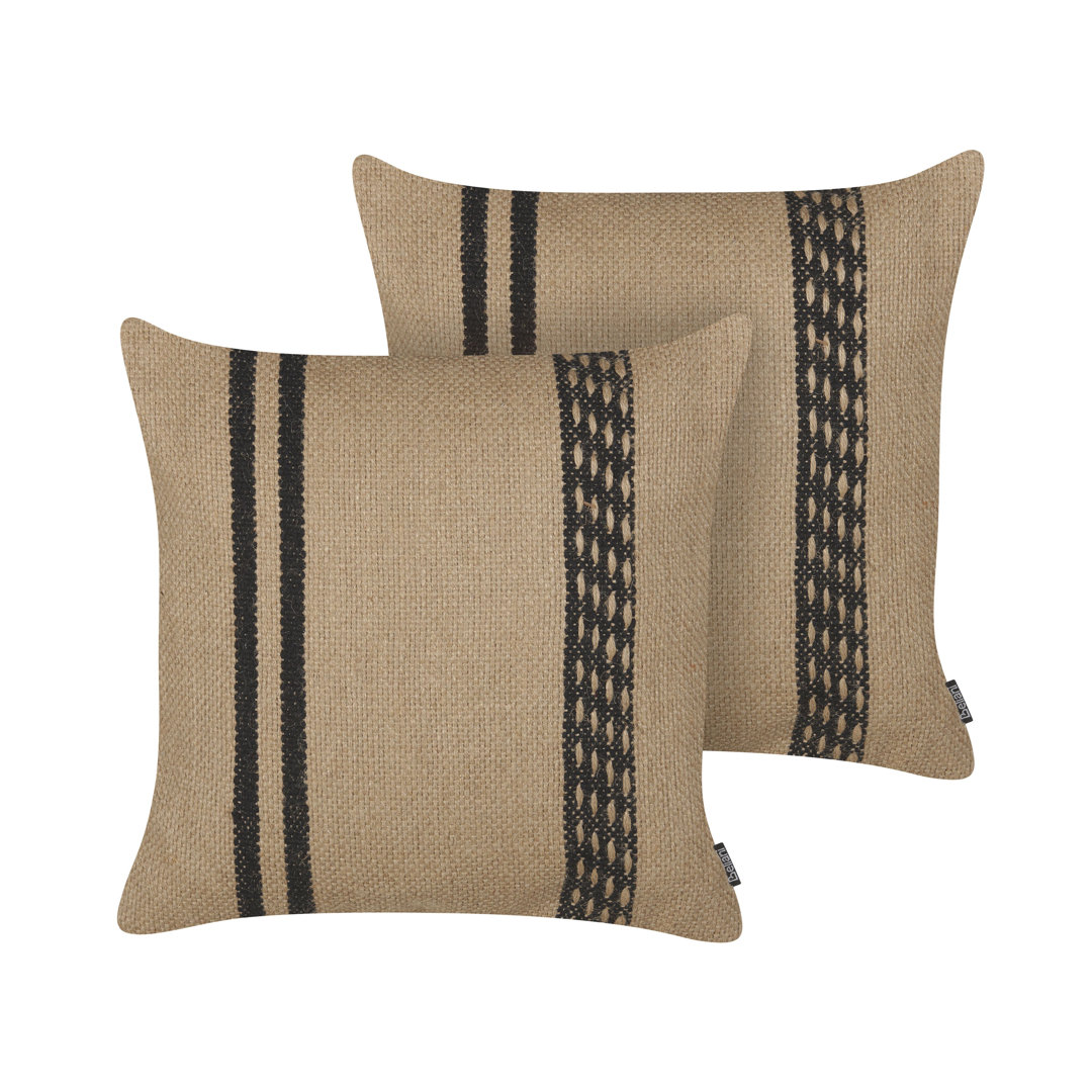 2er-Set Jute-Kissen 45 x 45 cm DESALIX