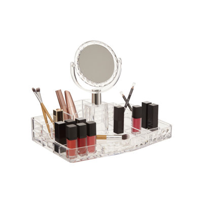 Zahra Plastic Compartment Makeup Organiser