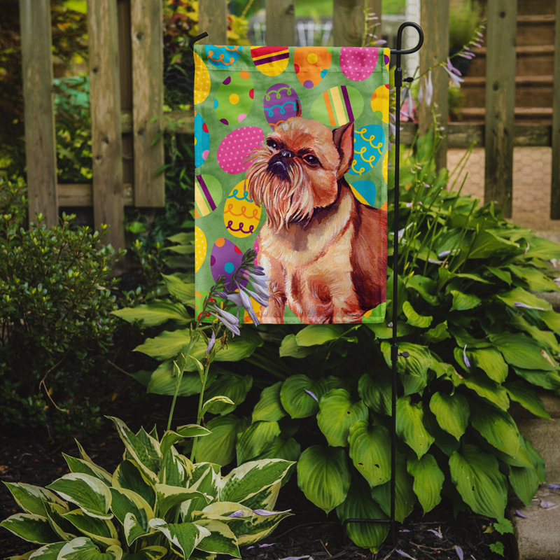 Drapeau de jardin Atara, Griffon bruxellois (beige et brun)