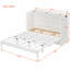 Lit escamotable mural Murphy avec tiroir et ensemble de prises, ports USB-2055940790