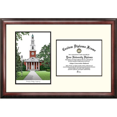 NCAA Kentucky Wildcats Scholar Lithograph Diploma Frame