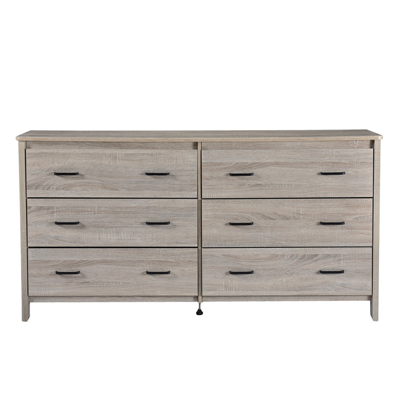 DRESSER À 6 TIROIRS