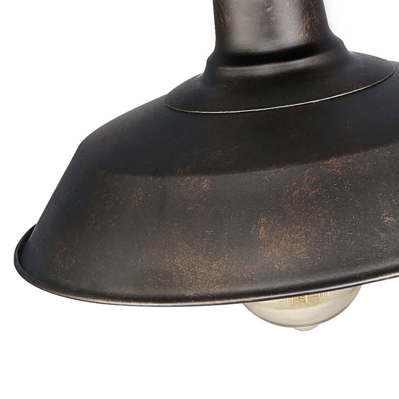 Luminaire suspendu en dome à 1 lumière