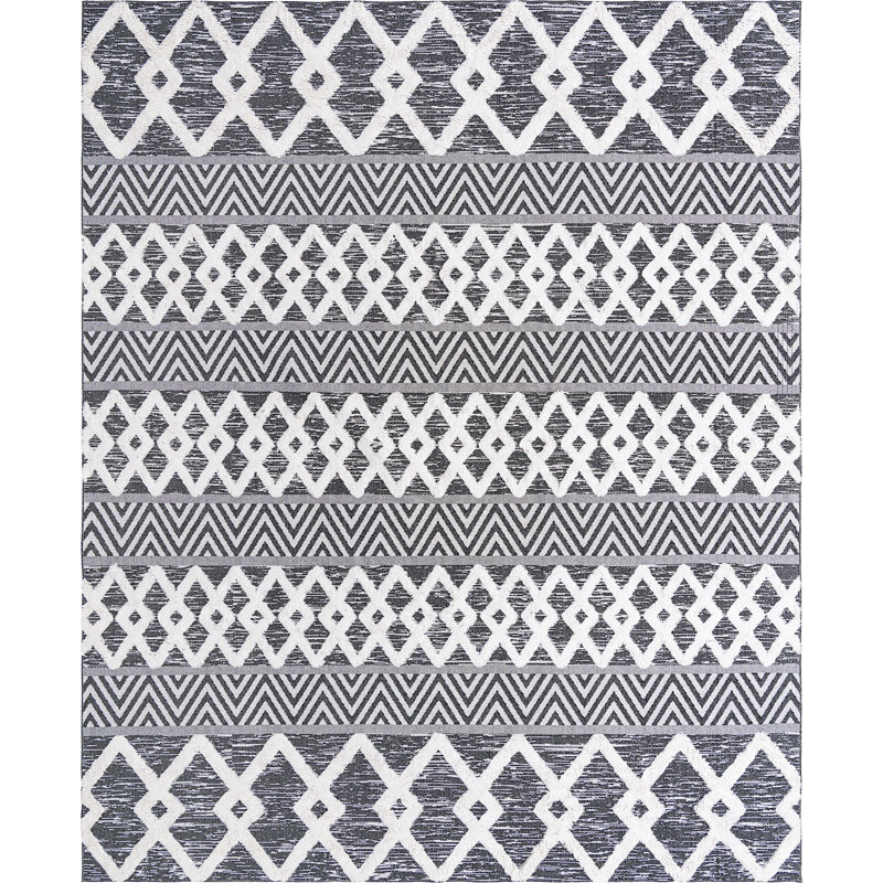 Jordalier Cotton Geometric Indoor Rug, Runner 2'3" x 6'