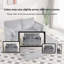 Canapé-lit convertible moderne en velours côtelé gris compact avec ports USB