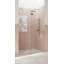 Halo 52.75 in. x 78 in. Frameless Glass Hinge Shower Door-77164952