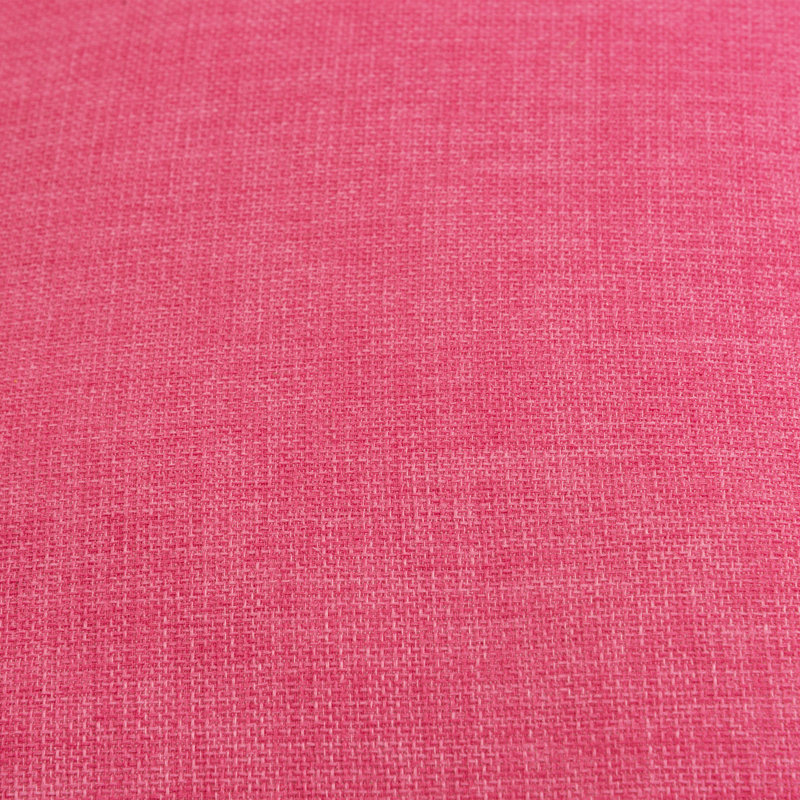 22" Bright Pink Polyester Indoor/Outdoor Square Throw Pillow