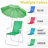 Metal Folding Beach Chair(Set Of 1)-743769769