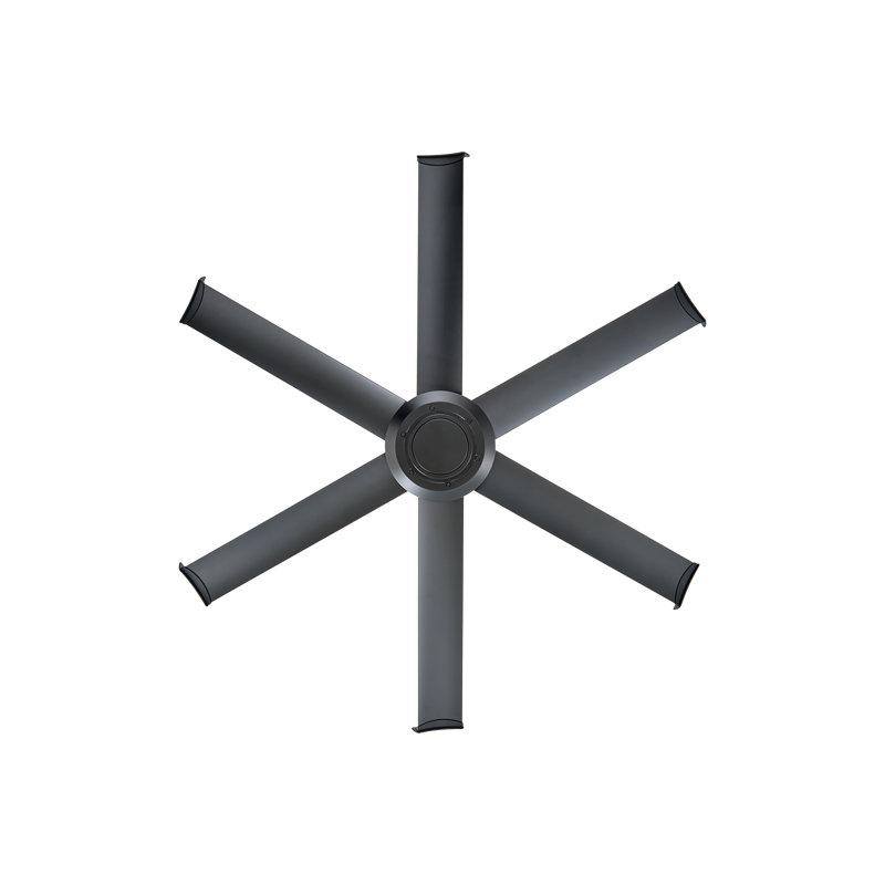 Mammoth Ceiling Fan, No Light, Black, 60" Wide