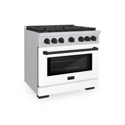 ZLINE Autograph Edition Paramount Dual Fuel Range with Gas Cooktop and Electric Convection Oven