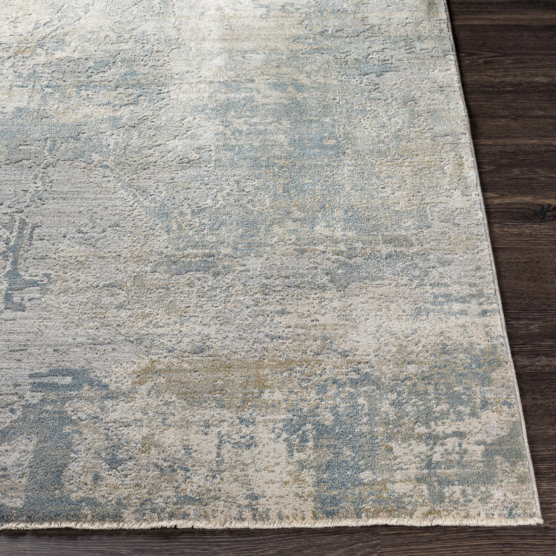 Brunswick-Abstract Abstract Fringed Rug, Rectangle 152 x 225cm