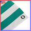 Teal Vertical Stripes Wall Tapestry - Stripes Wall Decor-386343368
