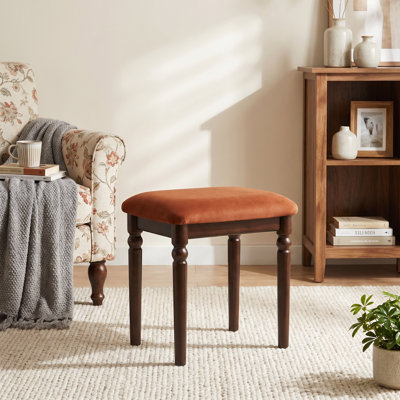 Solid Wood Makeup Stool
