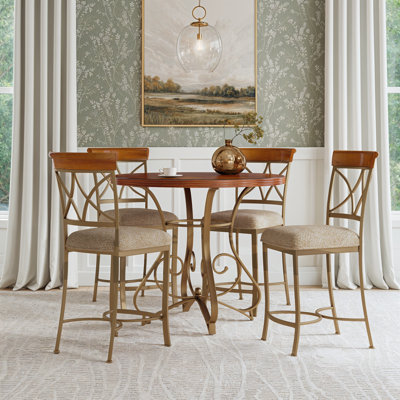 Jefferson 4 - Person Pedestal Dining Set