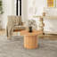 Pedestal Wood Round Coffee Table-317137600-317137606