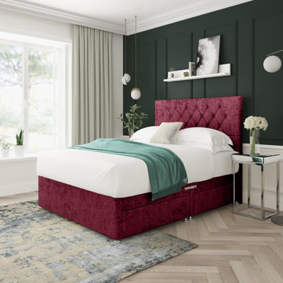 17 Stories Upholstered Divan Bed Base Only 
