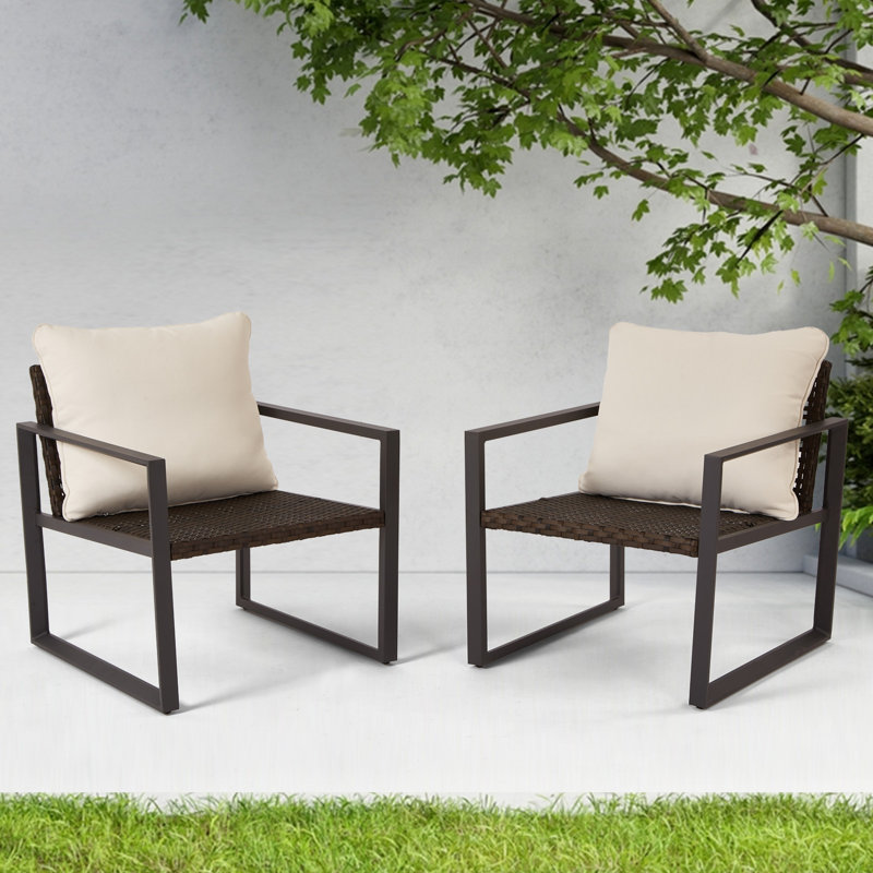 Fauteuil de salle à manger avec coussin Busard
