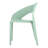 Single - Side Haze Polypropylene Chairs   Of 4  For Living Room, Dining Garden And Terrace, All Weather Durability, Lumbar Supporting , No Assembly Needed 4 Indoor Decorative Purposes, Water ,