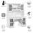 Palmerina 59.4'' W Straight Executive Desk with Hutch and Cabinet