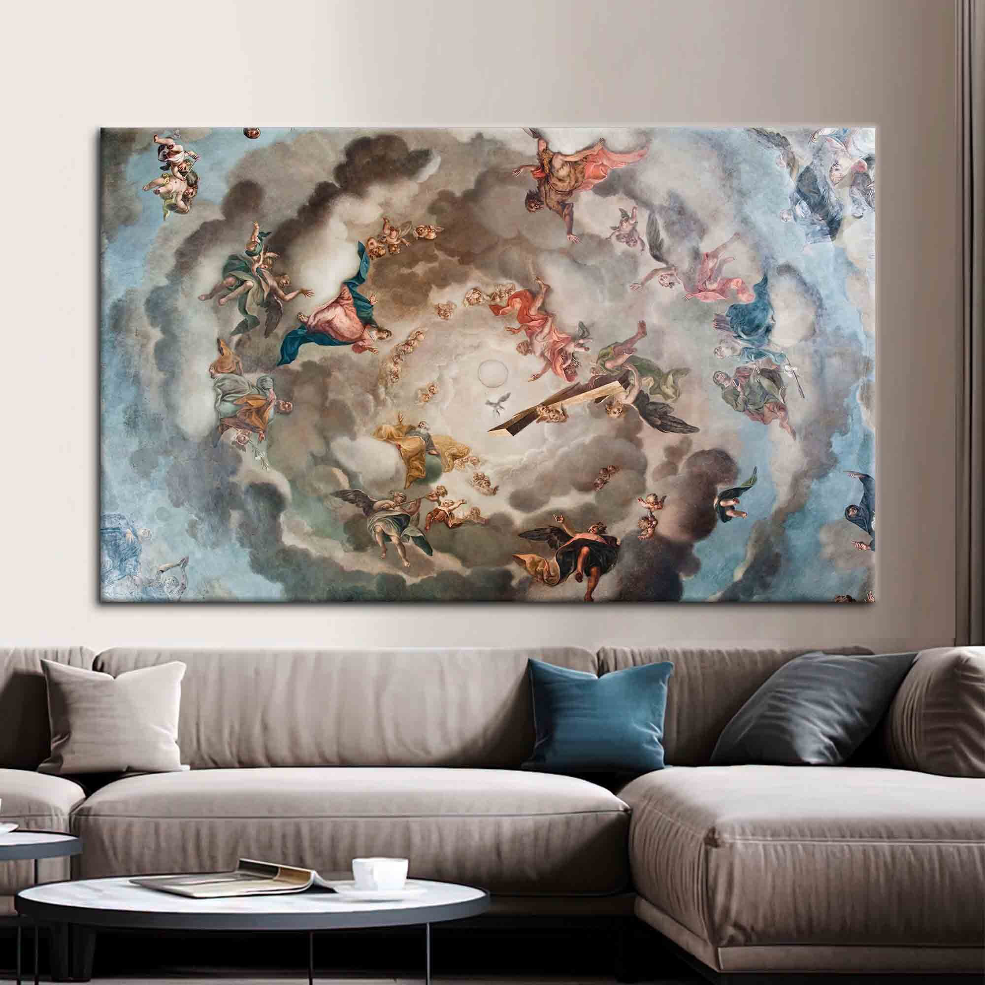 kayra export Renaissance Heaven Painting Reproduction on Canvas