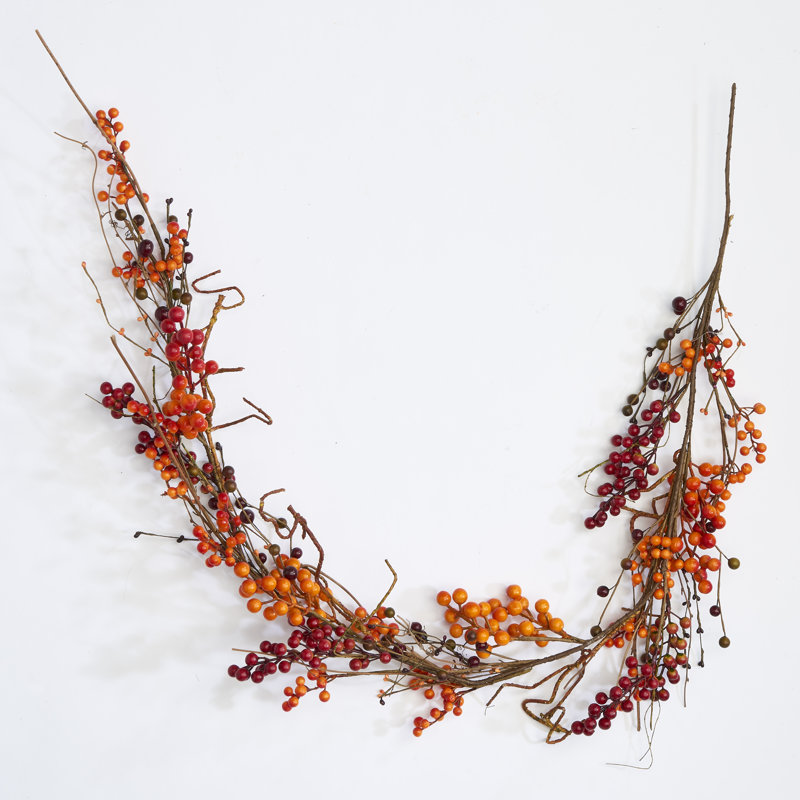 7'' in. Faux Berry Garland