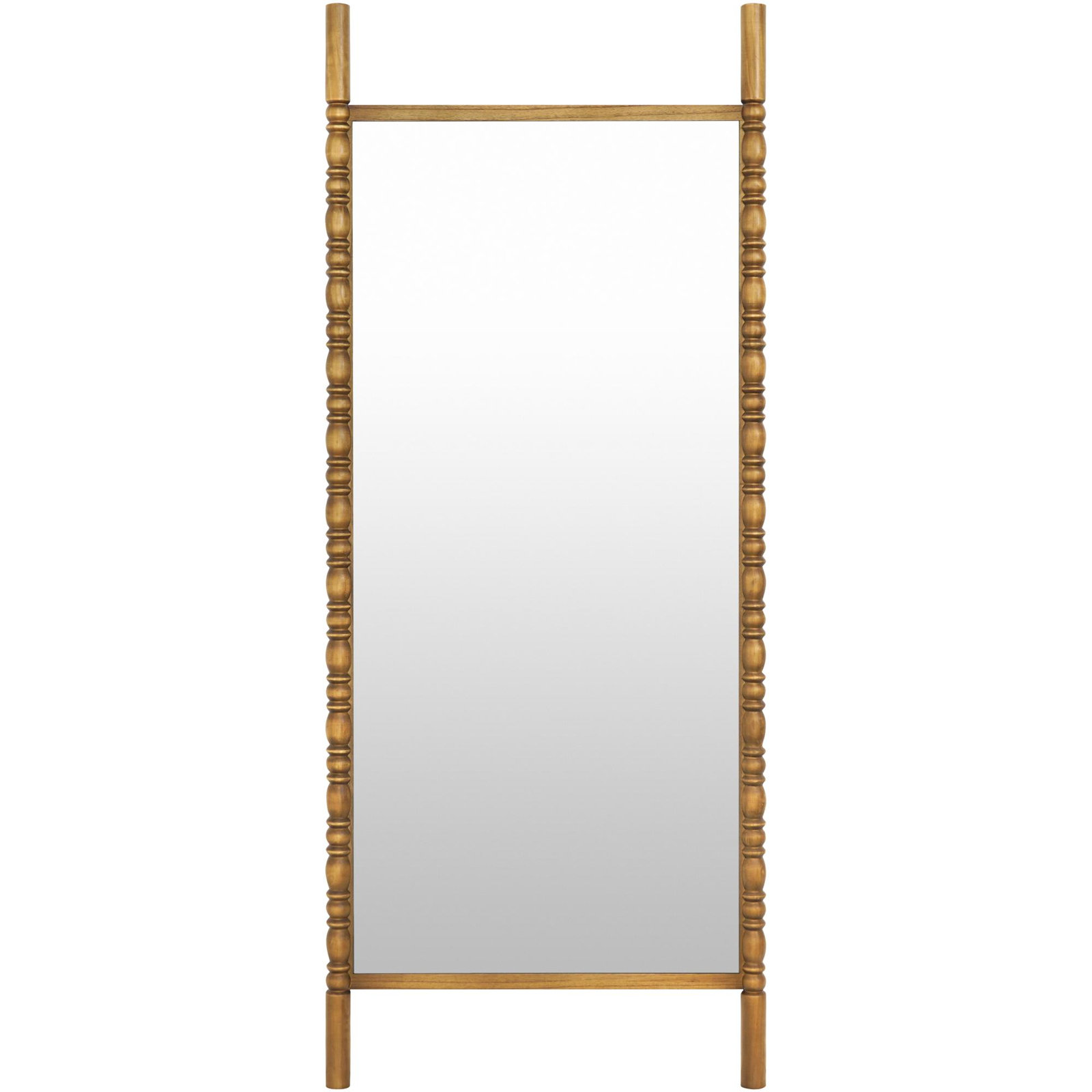 Bennet Full-Length Mirror, 73" x 30", Brown Wood