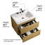 Meuble-lavabo simple 24 po avec dessus en céramique avec trop-plein Derrance, pré-assemblé-2075475025-2025746520