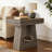 24" 2-Tier Rustic Wooden  Side End Table-27408209